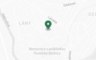 Mapa — Považská Bystrica